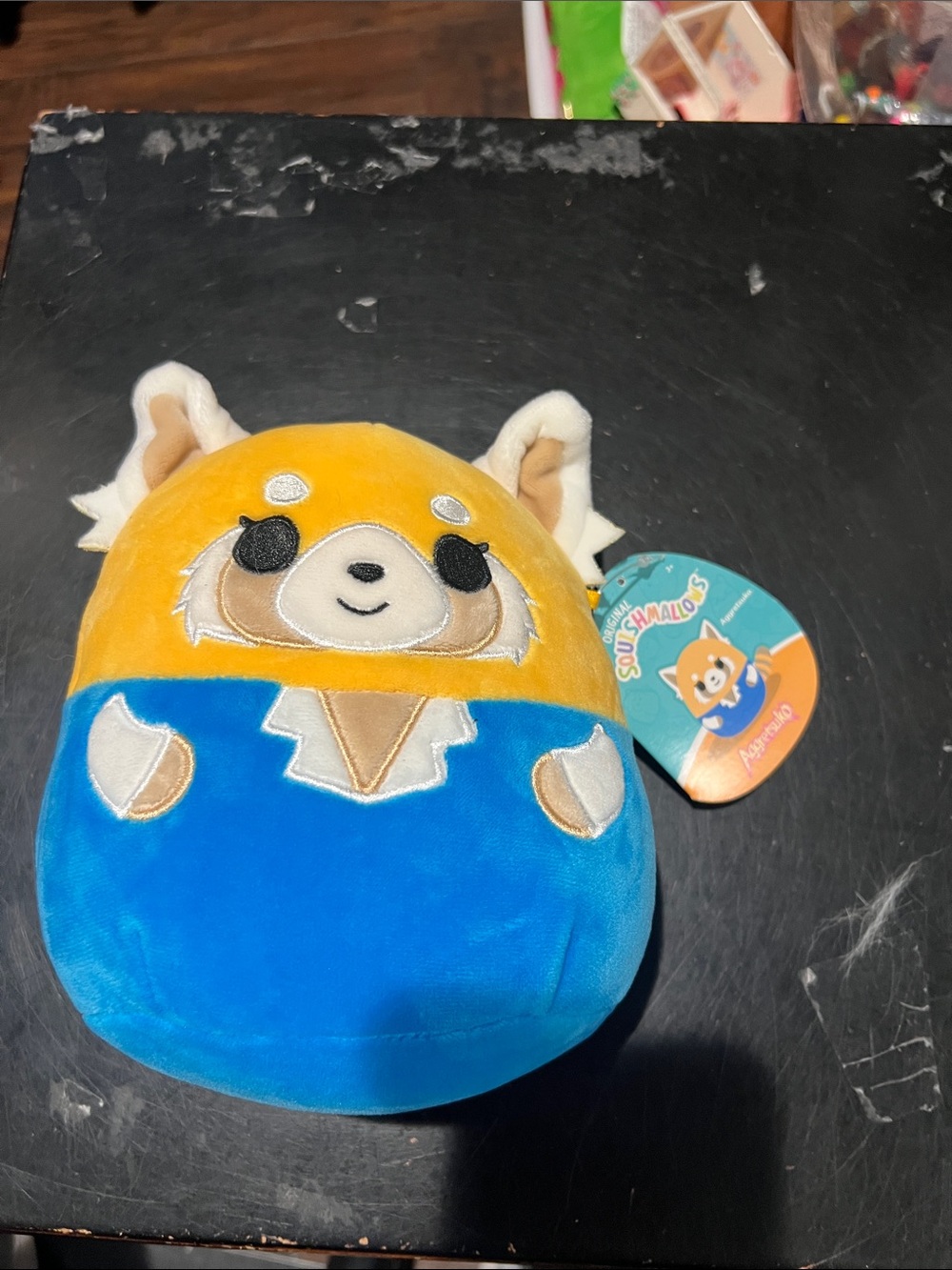Squishmallows Yellow & Blue Axolotl Plush